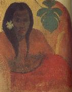 Paul Gauguin Tahitian woman USA oil painting artist